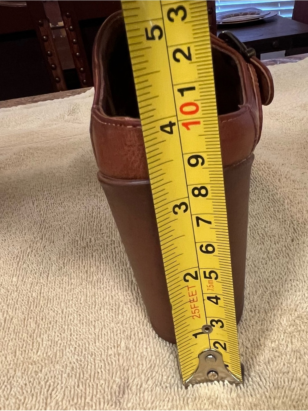 NEW Born BOC Brown Women’s Sz 6 Clogs Platform Heel Buckle Mules - Picture 6 of 9